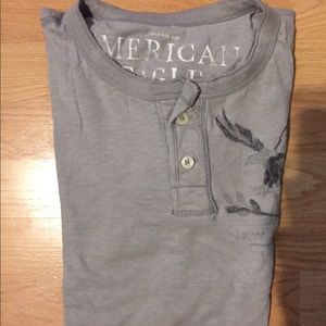 American Eagle Button T-Shirt